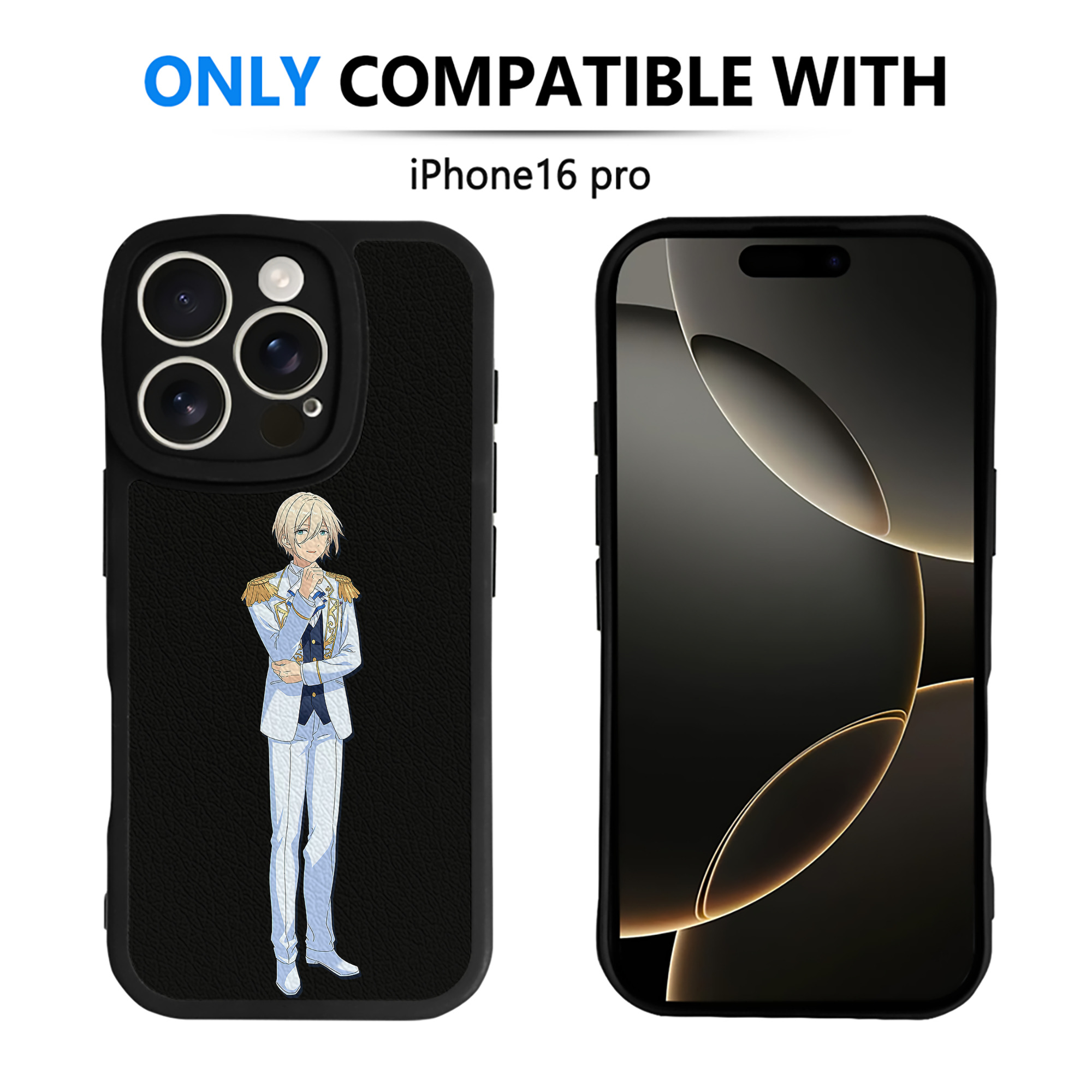 （画像用） あんさんぶるスターズ! Ensemble Stars 【iPhone 16シリーズ対応】シリコンスマホケース（レザー調） 材質：シリコン